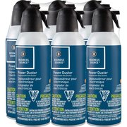 Business Source Air Duster Cleaner, Moisture-free/Ozone Safe, 10 oz, PK 6 BSN24306